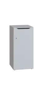 DOMINOU 21 úložná skříň 1-boxová, 917x450x400 mm, korpus šedý, dvířka bílá